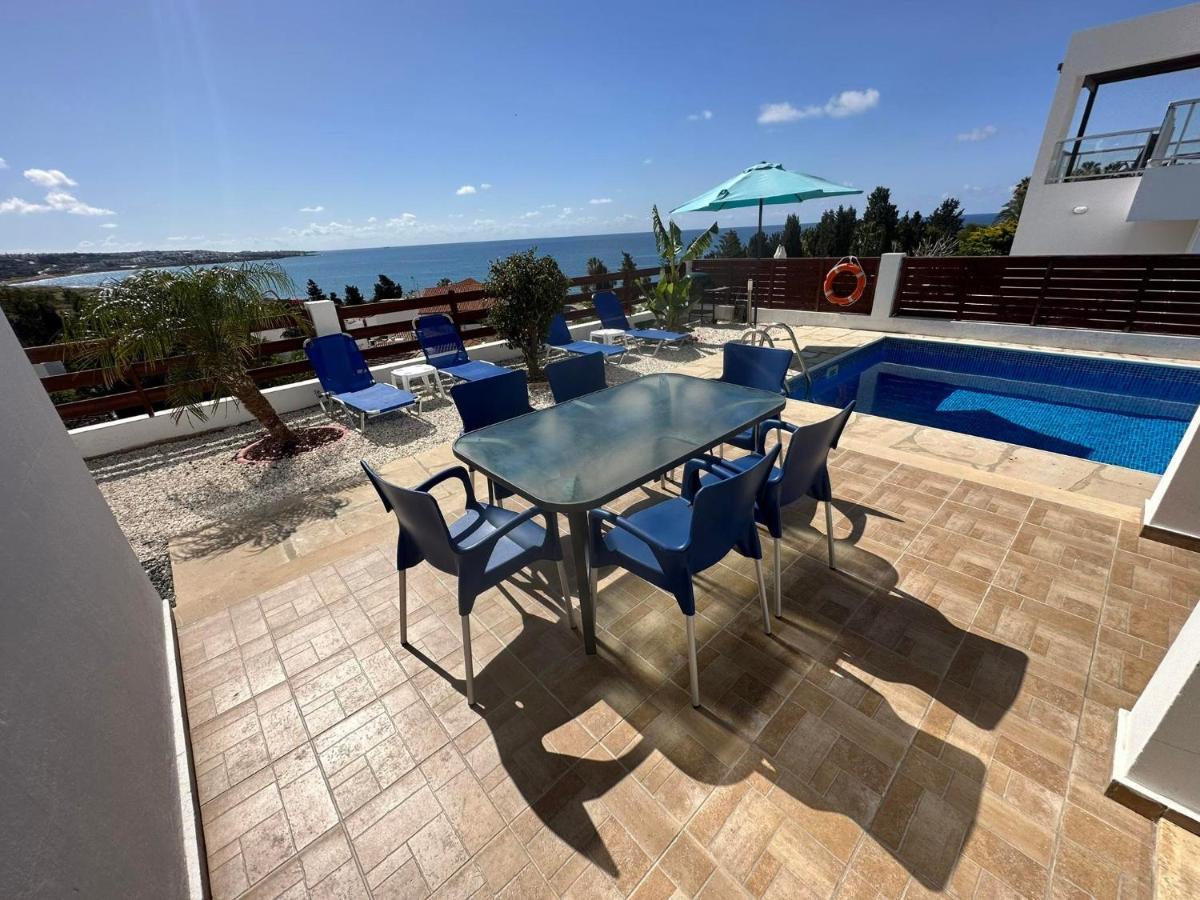 Villa Aqua Sunrise 1Km From Beach With Sea Views Coral Bay Bagian luar foto